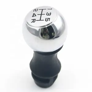 JDMotorsport88 ABS Polished Silver 5 Speed Manual Universal Gear Shift Knob For Peugeot 207 307 406 408 308VTS
