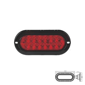 Nhà Máy Bán Hàng Trực Tiếp Hình Bầu Dục Xe Tải Ánh Sáng Đuôi Dừng Và Lần Lượt LED Hình Bầu Dục Đuôi Ánh Sáng - Product Image 4