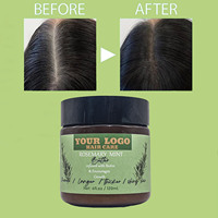 Organics Romarin Menthe Croissance des Cheveux Huile Beurre Masque Revitalisant Fortifiant Pommade Huile Cuir Chevelu Nourrit 4 Onces