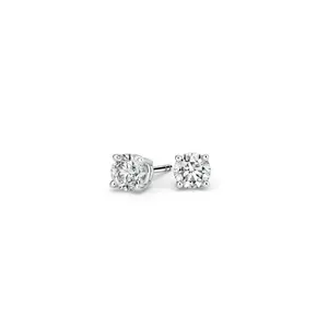 HY 0.3ct solitaire each simple round stud diamond earring lab grown DEF VS in 14k gold jewelry