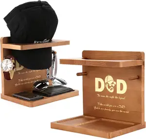 Buy Freestanding wooden hat stand with Custom Designs 