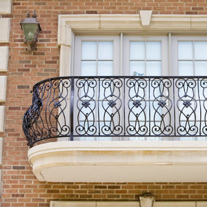 Colonnine <span class=keywords><strong>per</strong></span> Scale <span class=keywords><strong>in</strong></span> Acciaio Nero Opaco, <span class=keywords><strong>Ferro</strong></span> Battuto Moderno Francese <span class=keywords><strong>per</strong></span> Esterni, <span class=keywords><strong>per</strong></span> Scale di Ville e <span class=keywords><strong>Balconi</strong></span>, Senza Necessità di Staffe - Product Image 2