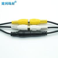 4-Pin erkek RCA dişi DC adaptör kablosu-kamyon araba kamera dönüşümü için geliştirilmiş uyumluluk PVC yalıtım