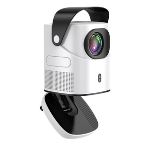 Mới nhất đến Chip WIfi BT rạp hát tại nhà Android chiếu lumens xách tay LCD chiếu 1080P 4K hỗ trợ TV AV Video - Product Image 3