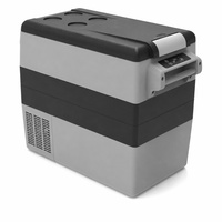 Réfrigérateur-congélateur portable 12V pour voiture 55L -20°C ℃   Batterie externe double usage DC12V 24V AC pour camion, camping-car et camping