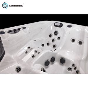 Sunrans Premier 4 persona multifunción al aire libre Spa con 63 chorros Pop-up altavoces para máxima relajación - Product Image 4