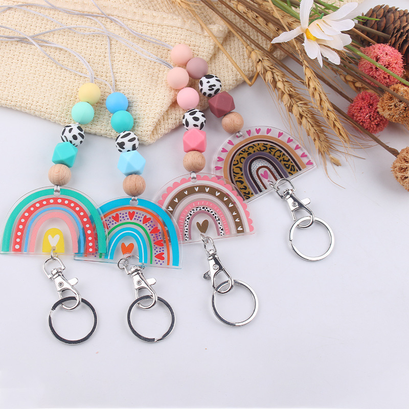 Silicone Lanyards for Promotional Gifts Waterproof & Durable Soft Comfortable Fashion Style Accessories for Staff ID Cards Image 4
