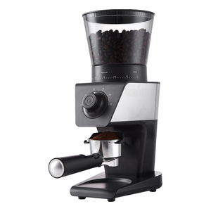 <span class=keywords><strong>Moulin</strong></span> <span class=keywords><strong>à</strong></span> <span class=keywords><strong>café</strong></span> électrique <span class=keywords><strong>professionnel</strong></span> en forme de cône, 2-12 tasses, protection quantitative, acier inoxydable, usage hôtelier - Product Image 2