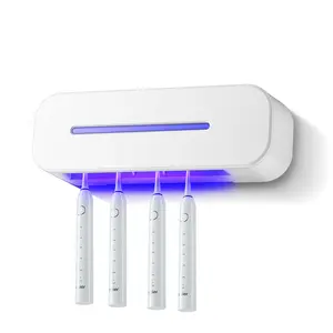 USB Rechargeable Toothbrush with UV Sterilizer Toothbrush Head Disinfection Box Sanitizers for Oral Care
