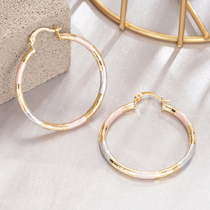 Orecchini a Cerchio Colorati per Donne, Minimalisti e Sottili, Gioielli alla Moda per Uso Quotidiano, Accessorio Statement - Product Image 6
