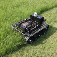 Mini-tracteur robot agricole haute performance CE EPA personnalisé à braquage zéro, mini-tondeuse télécommandée intelligente à essence
