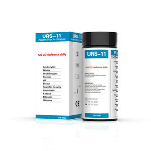Bandelettes de test <span class=keywords><strong>urinaire</strong></span> <span class=keywords><strong>11</strong></span> paramètres Urs-<span class=keywords><strong>11</strong></span> pour l'analyse des infections des voies urinaires - Product Image 2