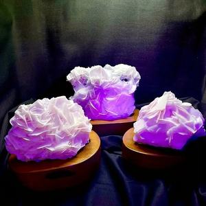 Calcita Rosa Natural Fluorescente, Gema Tallada, Cristal Curativo, Piedra en Bruto, Feng Shui, Especímenes Minerales Crudos para Sanación - Product Image 6