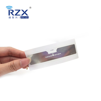 Etiqueta UHF para Parabrisas de Vehículo, 860-960Mhz, Alien H9, Etiqueta RFID Adhesiva para Estacionamiento, Etiqueta RFID UHF