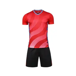 Özel tam set kulüpleri siyah futbol kıyafetleri vintage futbol forması seti takım kimlik formaları giymek