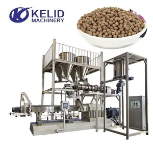 Fully Automatic Fish Food Production Line Fish Feed Machinery Ornamental Fish Feed Processing Line