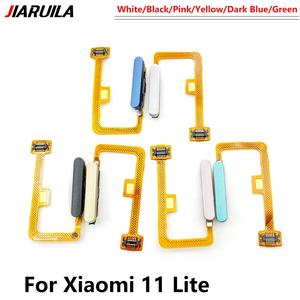 เครื่องสแกนลายนิ้วมือโทรศัพท์มือถือของแท้สำหรับ <span class=keywords><strong>Xiaomi</strong></span> <span class=keywords><strong>Mi</strong></span> <span class=keywords><strong>11</strong></span> Mi11 <span class=keywords><strong>Lite</strong></span> ปุ่มโฮมพร้อมเซ็นเซอร์ลายนิ้วมือ เมนู ปุ่มย้อนกลับ สายแพร - Product Image 5