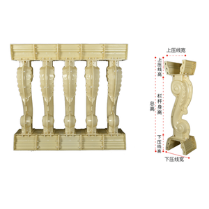 Moule en plastique de style européen pour balustre en béton Moule de pilier économique pour balustre préfabriqué - Product Image 6