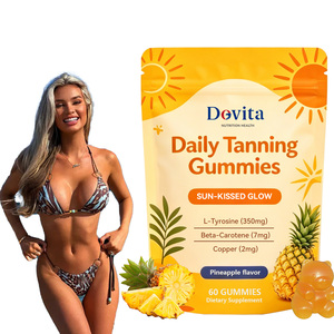 Skin <b>Tanning</b> Gummies for Fast <b>Tanning</b> Results with Mixed Berry Flavor High Quality Wellness <b>Solution</b> GMP Certified Factory - Product Image 1