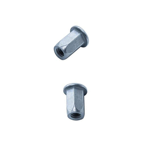 Écrous à riveter OEM en acier inoxydable 316, à tête plate moletée, inserts d'écrous aveugles pour robots d'assemblage automobile et matériel industriel - Product Image 2