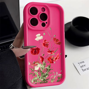 Colore bianco rosso camelia stampa scala Camera protezione TPU custodia per telefono cellulare <span class=keywords><strong>Iphone</strong></span> 8 X Xr Xs 11 <span class=keywords><strong>12</strong></span> 13 14 16 17 Max - Product Image 2