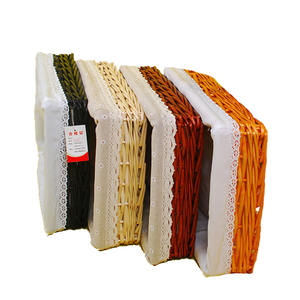 Conteneur de <span class=keywords><strong>panier</strong></span> en osier de cuisine détachable, matériel à doublure - Product Image 4