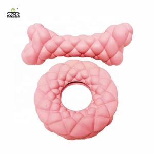 Giocattolo da masticare per cani rosa gomma naturale riciclabile produttore Designer giocattoli per cani da compagnia giocattoli da masticare per ossa - Product Image 1