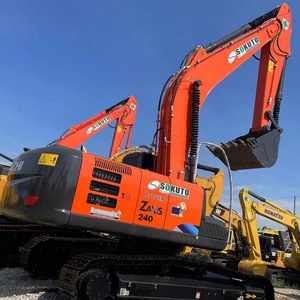 Excavadora de cadenas Hitachi Zx240 de 24 toneladas de calidad premium, maquinaria de movimiento de tierras de segunda mano, usada en Japón - Product Image 1