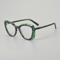 Nouvelles lunettes tendance européennes et américaines, monture rectangulaire œil de chat, monture épaisse à bordure complète, T082, lunettes de mode unisexes, monture sexy