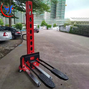 Elektrische Vork Lift Stapelaar 500Kg 1.6M Lift Hydraulische Handmatige Stapelaar Heftruck - Product Image 3