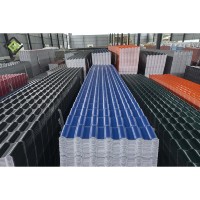 Tuile de toit en résine synthétique de style moderne pour PVC ASA pour maison, hôtel, parc