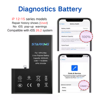 CE FCC OEM untuk Baterai Pengganti Tanpa Pengelasan 100% Sehat untuk Model 12/12Pro/13/14/15/15Pro Max Stok Garansi 18 Bulan