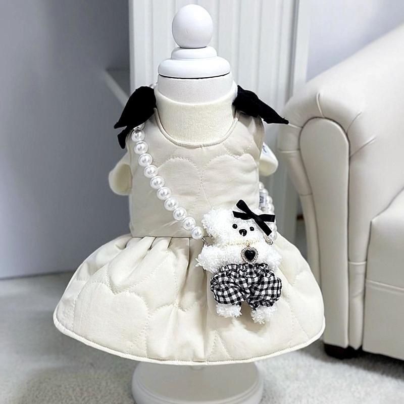 Princess cotton dress(Without bear pearls)