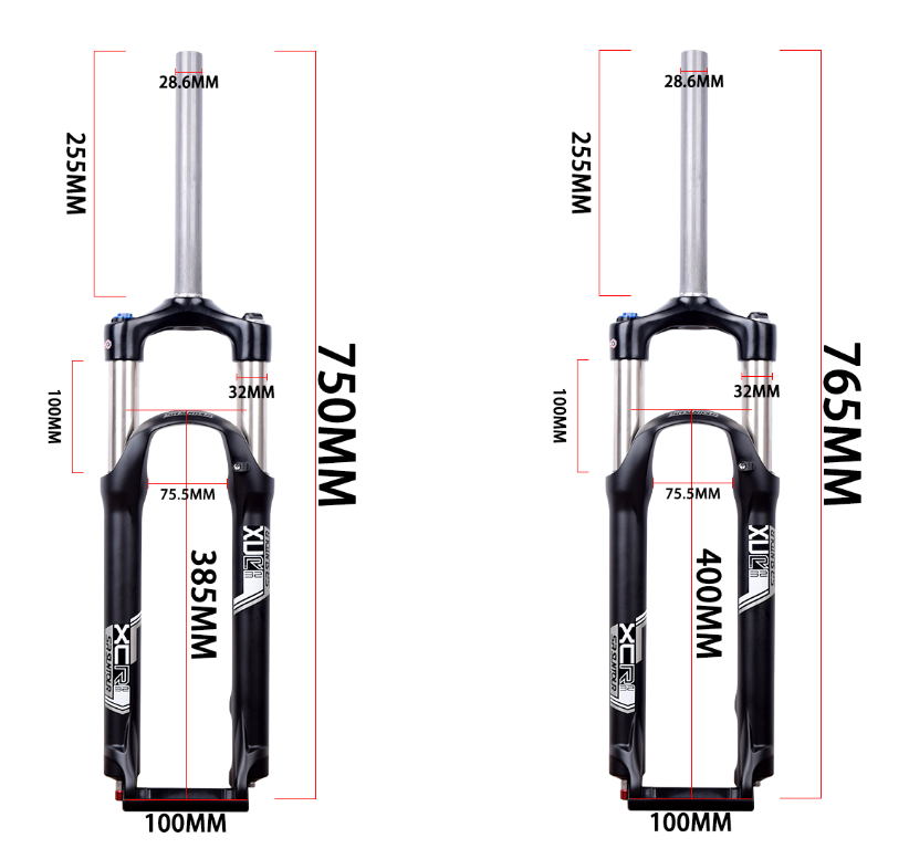 SR SUNTOUR XCR MTB Fork SF15 - Disc Brake, Aluminum, 26/27.5/29