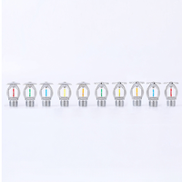 Tête de sprinkler automatique à bulbe en verre fileté pour plafond, type pluie, pour système de protection incendie commercial et bureaux