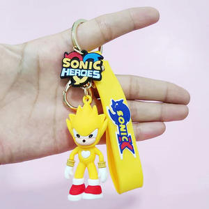 Llavero de Sonic 3D de Dibujos Animados al por Mayor, Llavero para Coche, Regalo para Niñas, Adolescentes, Niños, Adorno para Mochila, Llavero de Muñeca - Product Image 5