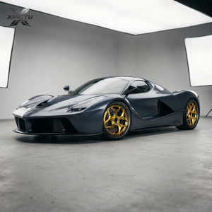 Rines XINGTU Performance Gold de Fibra de Carbono Forjada, Diseño Cóncavo Profundo, 20, 21 y 22 Pulgadas, PCD 5x130 para <span class=keywords><strong>McLaren</strong></span>, BMW, Mercedes Benz AMG - Product Image 5