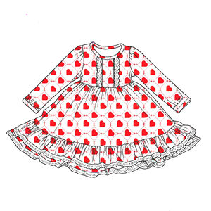 New Arrival Latest Design Baby Girl <strong>Dress</strong> Spring Fall Kids <strong>Dresses</strong> Casual Princess <strong>Dresses</strong> Baby Girl Clothing - Product Image 4