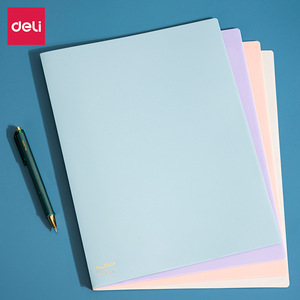 Deli Ns183 Chất Lượng Cao Nassel L-Loại Duy Nhất Clip Thư Mục Dày Tập Tin Tay Áo Phân Loại Clip Nhựa Không Thấm Nước Lưu Trữ Cuốn Sách - Product Image 6