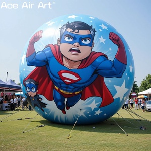 Hombre murciélago inflable al aire libre y superhombre inflable para publicidad y actividades promocionales, globo de superhéroe inflable gigante - Product Image 3