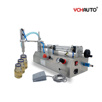 Machine de remplissage liquide de parfum de jus de tête du dessus de Table semi-automatique à petite échelle 1 50-500 ML pour la petite entreprise 2024