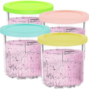 Ice Cream Cup 800ml Large Capacity With Lid For Ninja NC500 NC501 Storage Container Freezer Safe PC Material - Product Image 5