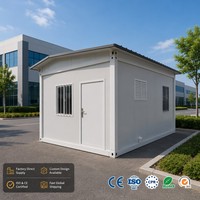 Casa Contenedor Modular Prefabricada Desmontable, Diseño de Casa Pequeña Transpirable para Exteriores