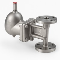 Válvula de bola termostática de vapor de alta temperatura con brida ANSI150 de acero inoxidable SS316 serie BFSS5F FT46 para gas e hidráulica