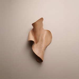 Genuine Full Grain Leather Skin Leather Accessory Solid Color Artistic Shape - Product Image 1