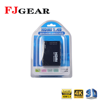 Conmutador HDMI Fjgear Compatible con 4K/5 Puertos/5 en 1 Salida/1080P/HD, con Venta Directa de Fábrica/con Control Remoto IR