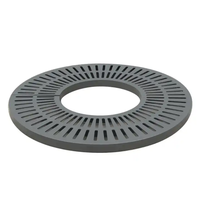Grille d'arbre extérieure en fonte ou en acier grilles de sécurité d'arbre en métal pour trottoir grilles d'arbre de rue extérieures