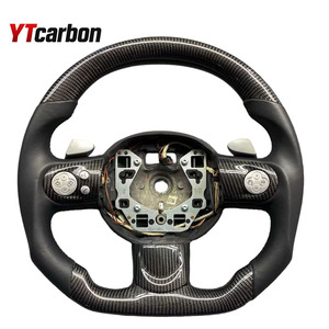 YTcarbon personnalisé d forme <span class=keywords><strong>volant</strong></span> en Fiber de carbone pour BM-W <span class=keywords><strong>Mini</strong></span> hayon cabriolet R50 R52 <span class=keywords><strong>R53</strong></span> R55 R56 R57 R58 R59 - Product Image 4
