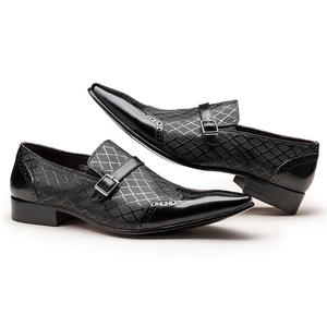 Chaussures Oxford en cuir tendance, chaussures habillées en cuir véritable pour hommes, tailles 37-45, chaussures habillées et Oxford décontractées en cuir pour hommes - Product Image 4