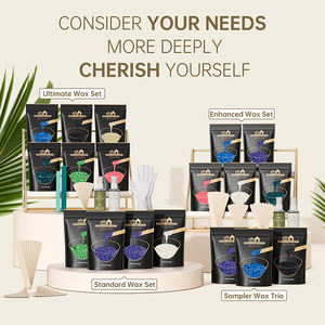 Perles de cire dure parfumées à la rose Lifestance 100g pour l'épilation du corps entier, du maillot, des mains et des pieds, usage professionnel en salon et à domicile - Product Image 3